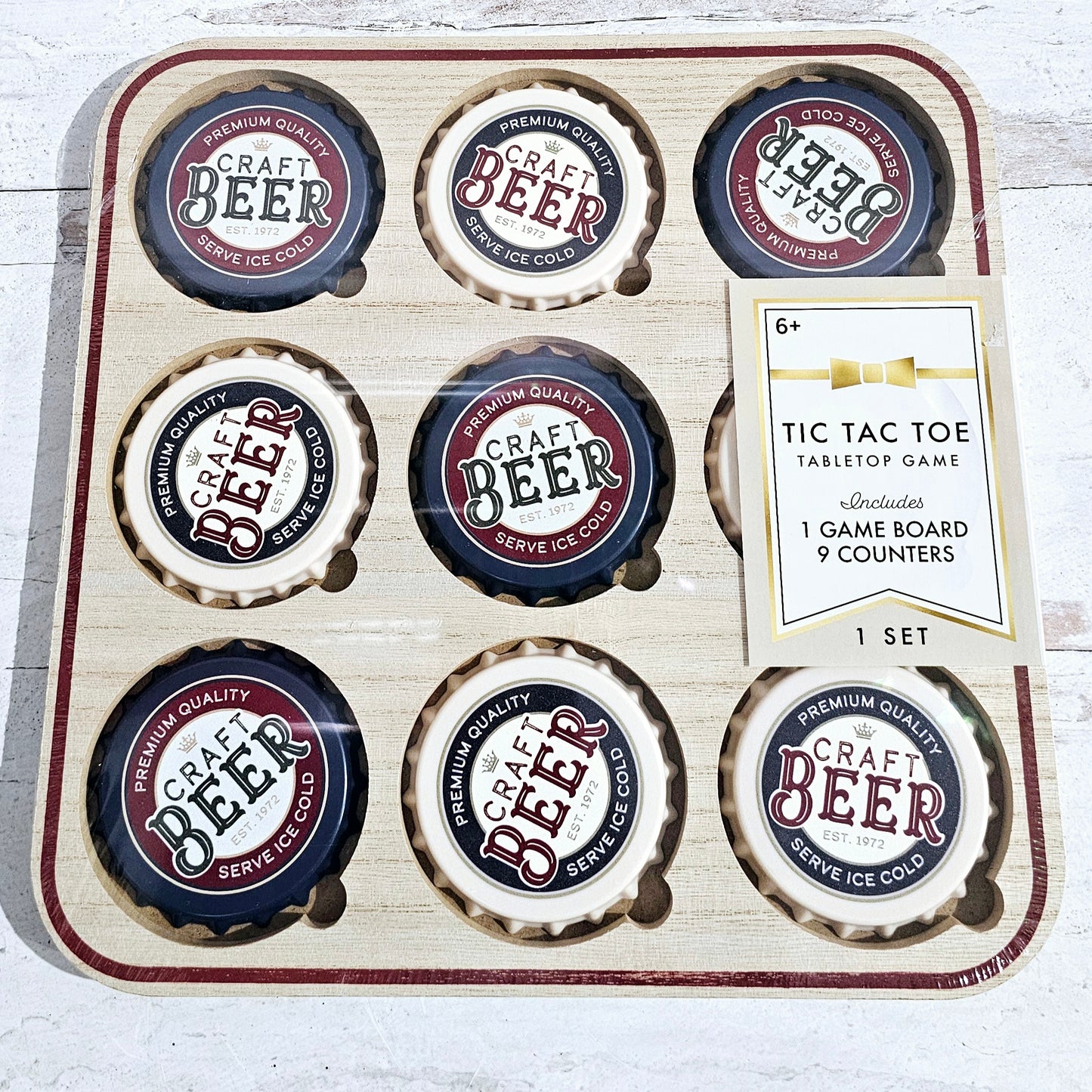 Beer Tic Tac Toe Gift