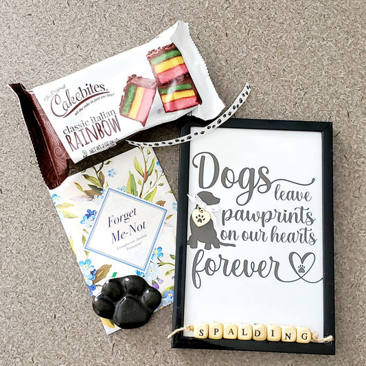 Paw Print Pet Sympathy Gift