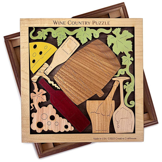 Wine Lovers Puzzle Gift