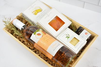 Peach & Gourmet Pairings Gift Set