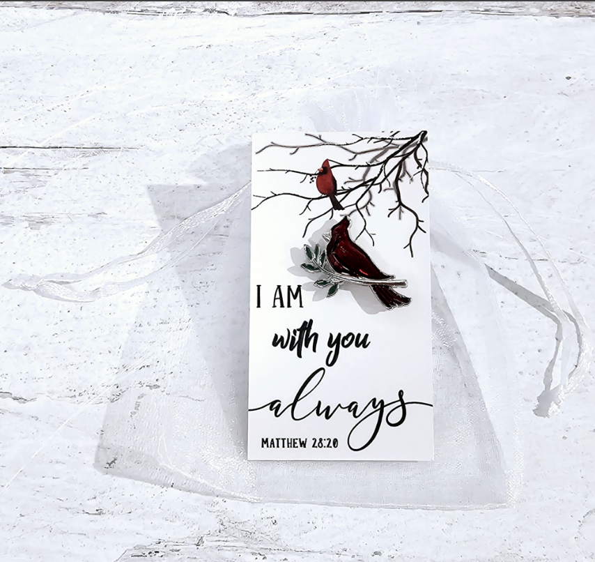 Whispering Wings Cardinal Pin