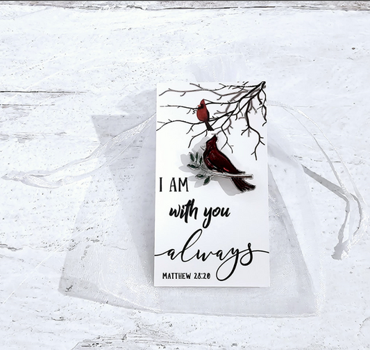 Whispering Wings Cardinal Pin
