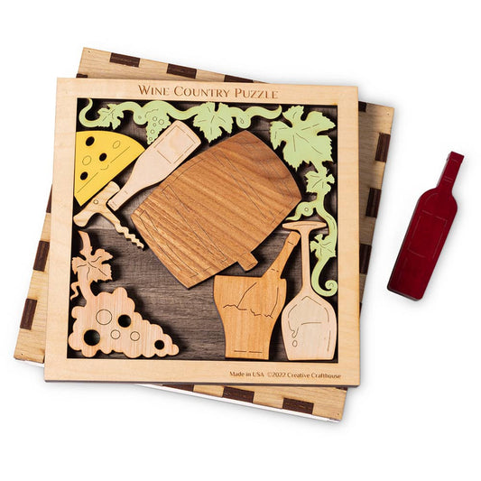 Wine Lovers Puzzle Gift