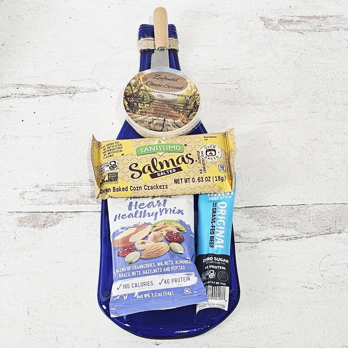 Wine Bottle Charcuterie Gift
